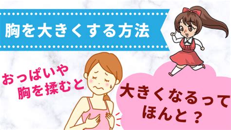 胸もみ|胸を揉むと大きくなる？胸を揉む男性心理や胸を大き。